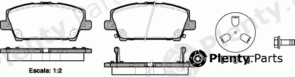  ROADHOUSE part 21205.02 (2120502) Brake Pad Set, disc brake