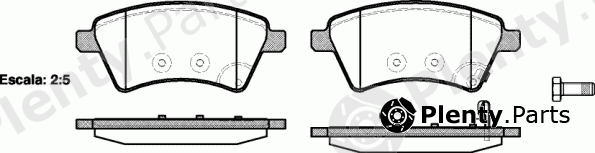  ROADHOUSE part 21215.01 (2121501) Brake Pad Set, disc brake