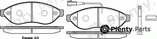  ROADHOUSE part 21237.01 (2123701) Brake Pad Set, disc brake