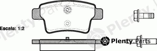  ROADHOUSE part 21241.00 (2124100) Brake Pad Set, disc brake