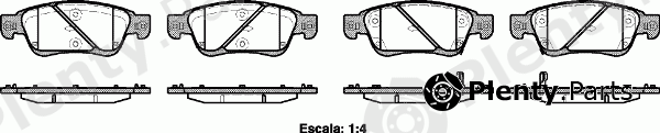  ROADHOUSE part 21273.02 (2127302) Brake Pad Set, disc brake