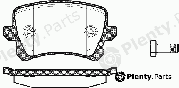  ROADHOUSE part 21342.00 (2134200) Brake Pad Set, disc brake