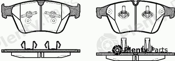  ROADHOUSE part 21371.00 (2137100) Brake Pad Set, disc brake