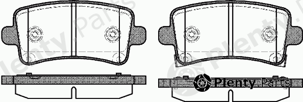  ROADHOUSE part 21388.04 (2138804) Brake Pad Set, disc brake