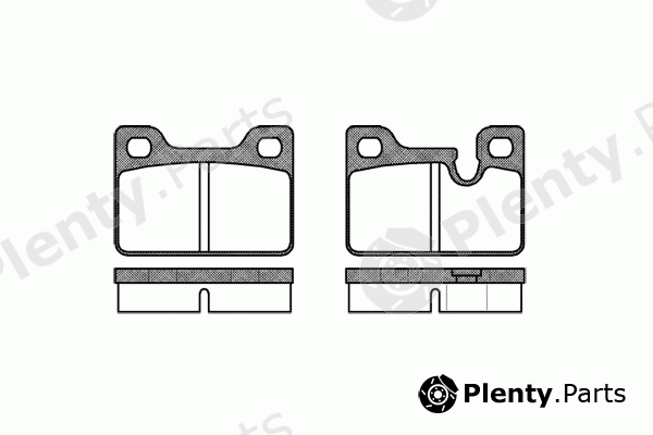  REMSA part 0113.00 (011300) Brake Pad Set, disc brake