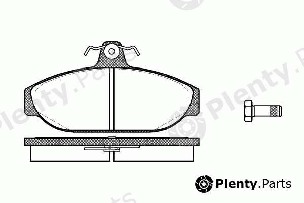 REMSA part 0156.00 (015600) Brake Pad Set, disc brake