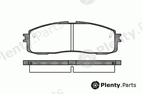  REMSA part 0199.10 (019910) Brake Pad Set, disc brake