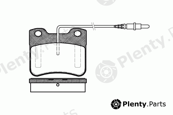  REMSA part 0247.24 (024724) Brake Pad Set, disc brake