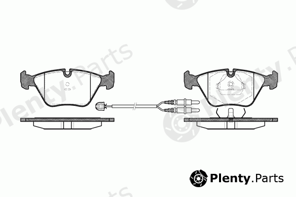  REMSA part 0270.22 (027022) Brake Pad Set, disc brake