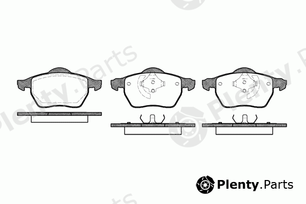  REMSA part 0390.50 (039050) Brake Pad Set, disc brake