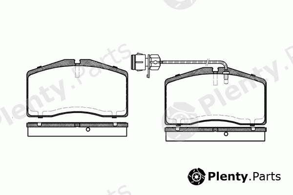  REMSA part 0448.02 (044802) Brake Pad Set, disc brake