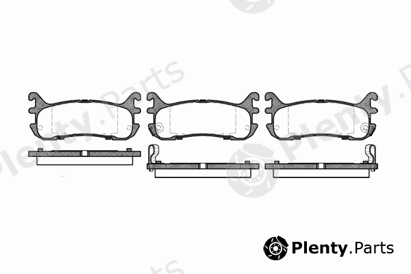  REMSA part 0479.02 (047902) Brake Pad Set, disc brake