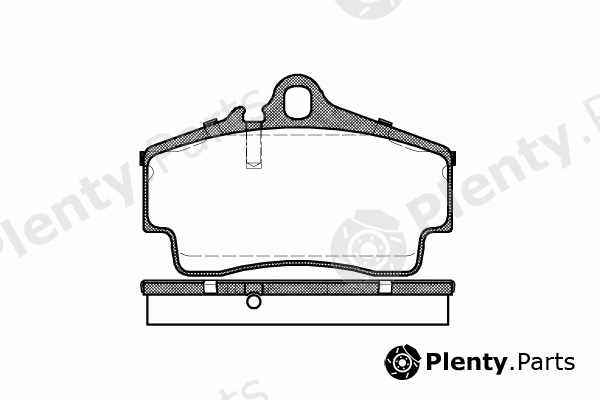  REMSA part 0654.00 (065400) Brake Pad Set, disc brake