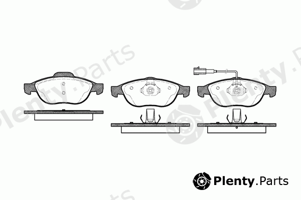  REMSA part 0660.11 (066011) Brake Pad Set, disc brake