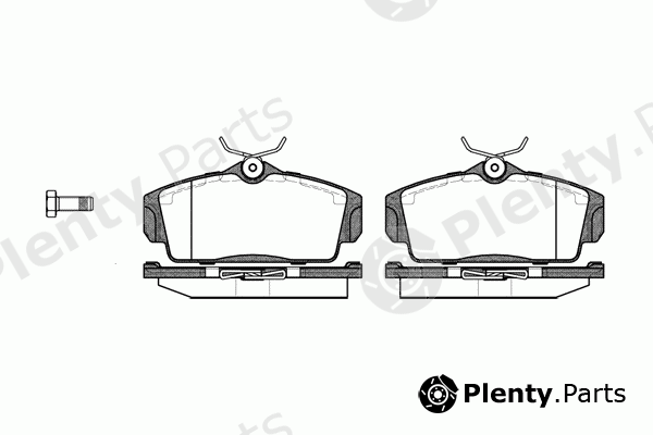  REMSA part 0704.00 (070400) Brake Pad Set, disc brake