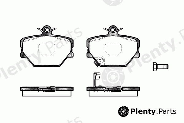 REMSA part 0705.02 (070502) Brake Pad Set, disc brake