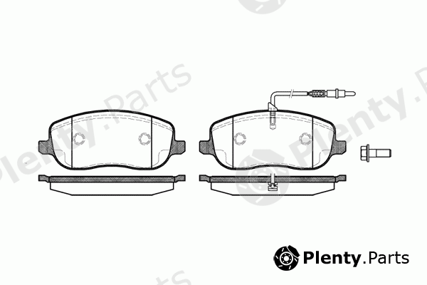  REMSA part 0879.12 (087912) Brake Pad Set, disc brake