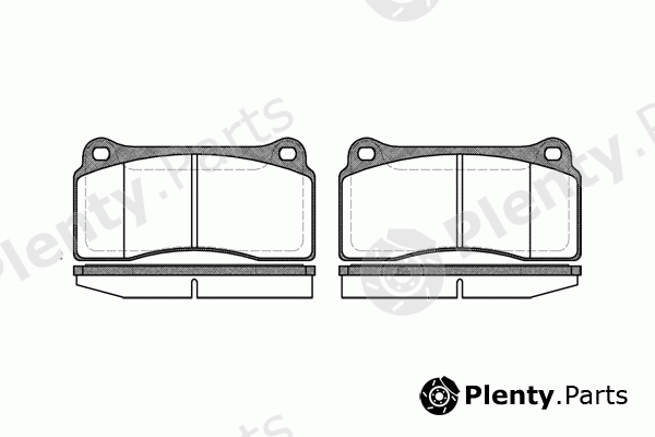 REMSA part 0983.00 (098300) Brake Pad Set, disc brake