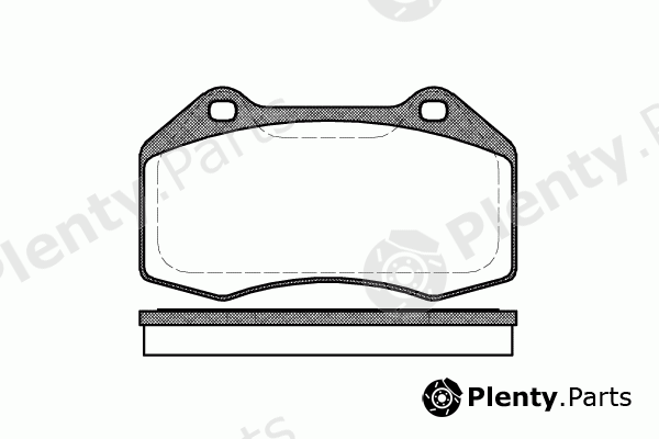  REMSA part 1113.00 (111300) Brake Pad Set, disc brake