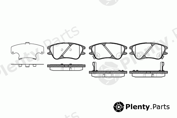  REMSA part 1139.02 (113902) Brake Pad Set, disc brake