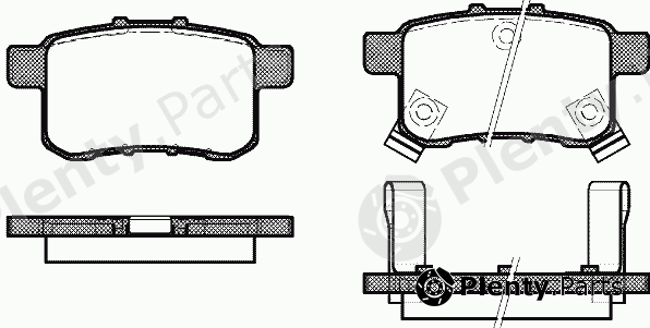  REMSA part 1332.02 (133202) Brake Pad Set, disc brake