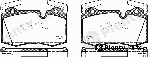  REMSA part 1374.00 (137400) Brake Pad Set, disc brake