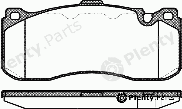  REMSA part 1380.00 (138000) Brake Pad Set, disc brake