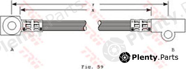  TRW part PHD226 Brake Hose
