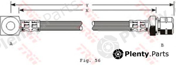  TRW part PHD243 Brake Hose
