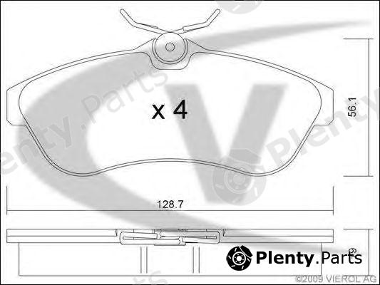  VAICO part V22-0085 (V220085) Brake Pad Set, disc brake
