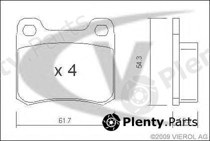  VAICO part V30-8106 (V308106) Brake Pad Set, disc brake