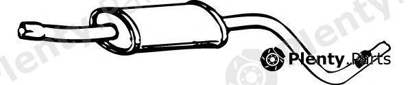  WALKER part 06600 Middle Silencer