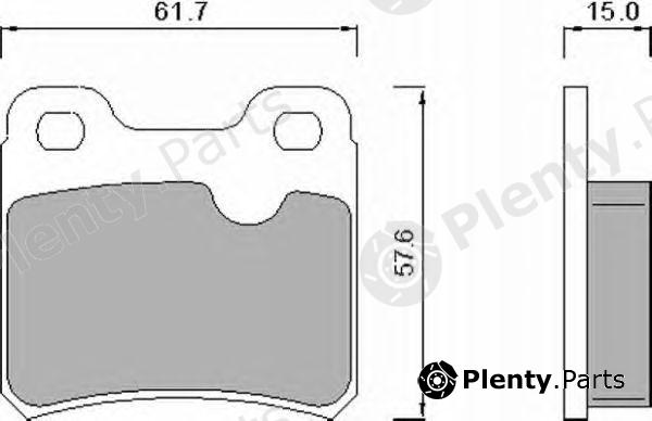  ROULUNDS BRAKING part 445981 Brake Pad Set, disc brake