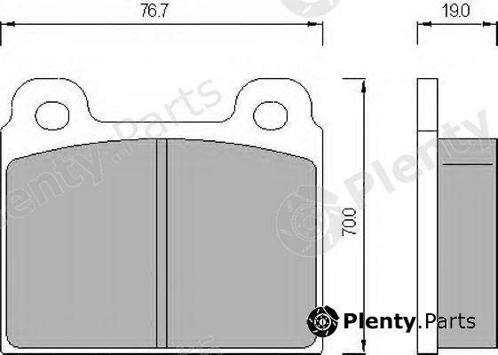  ROULUNDS BRAKING part 463481 Brake Pad Set, disc brake