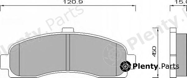  ROULUNDS BRAKING part 495981 Brake Pad Set, disc brake