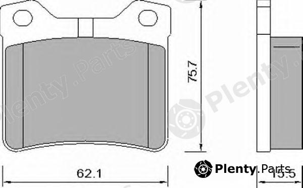  ROULUNDS BRAKING part 638681 Brake Pad Set, disc brake