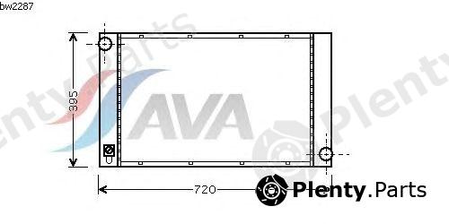  AVA QUALITY COOLING part BW2287 Radiator, engine cooling