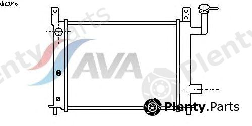  AVA QUALITY COOLING part DN2046 Radiator, engine cooling
