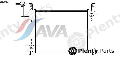  AVA QUALITY COOLING part DN2081 Radiator, engine cooling