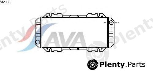  AVA QUALITY COOLING part FD2006 Radiator, engine cooling