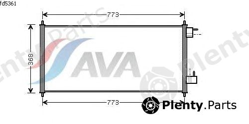  AVA QUALITY COOLING part FD5361 Condenser, air conditioning
