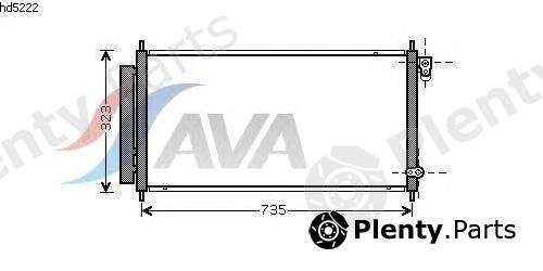  AVA QUALITY COOLING part HD5222 Condenser, air conditioning