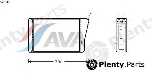  AVA QUALITY COOLING part OL6196 Heat Exchanger, interior heating