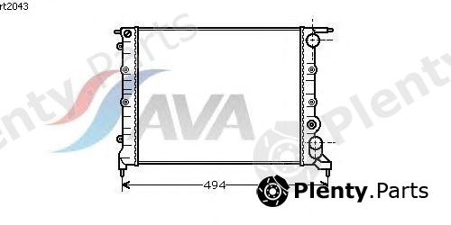 AVA QUALITY COOLING part RT2043 Radiator, engine cooling