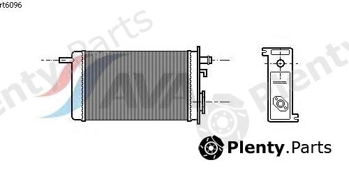 AVA QUALITY COOLING part RT6096 Heat Exchanger, interior heating