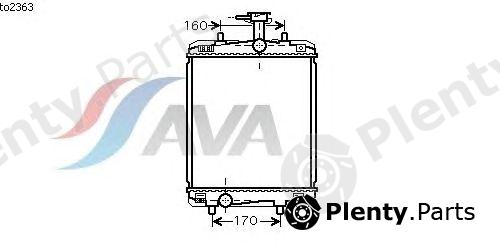  AVA QUALITY COOLING part TO2363 Radiator, engine cooling