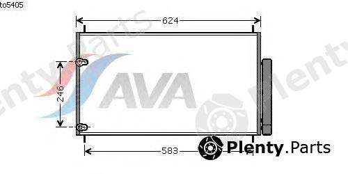  AVA QUALITY COOLING part TOA5405 Condenser, air conditioning