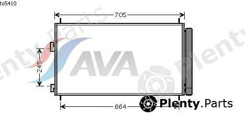  AVA QUALITY COOLING part TOA5410 Condenser, air conditioning