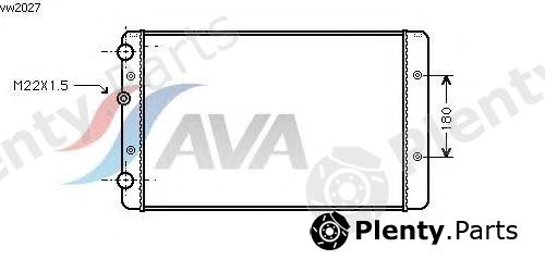  AVA QUALITY COOLING part VW2027 Radiator, engine cooling