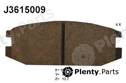  NIPPARTS part J3615009 Brake Pad Set, disc brake